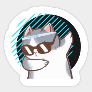 Cat Dabbing Sticker